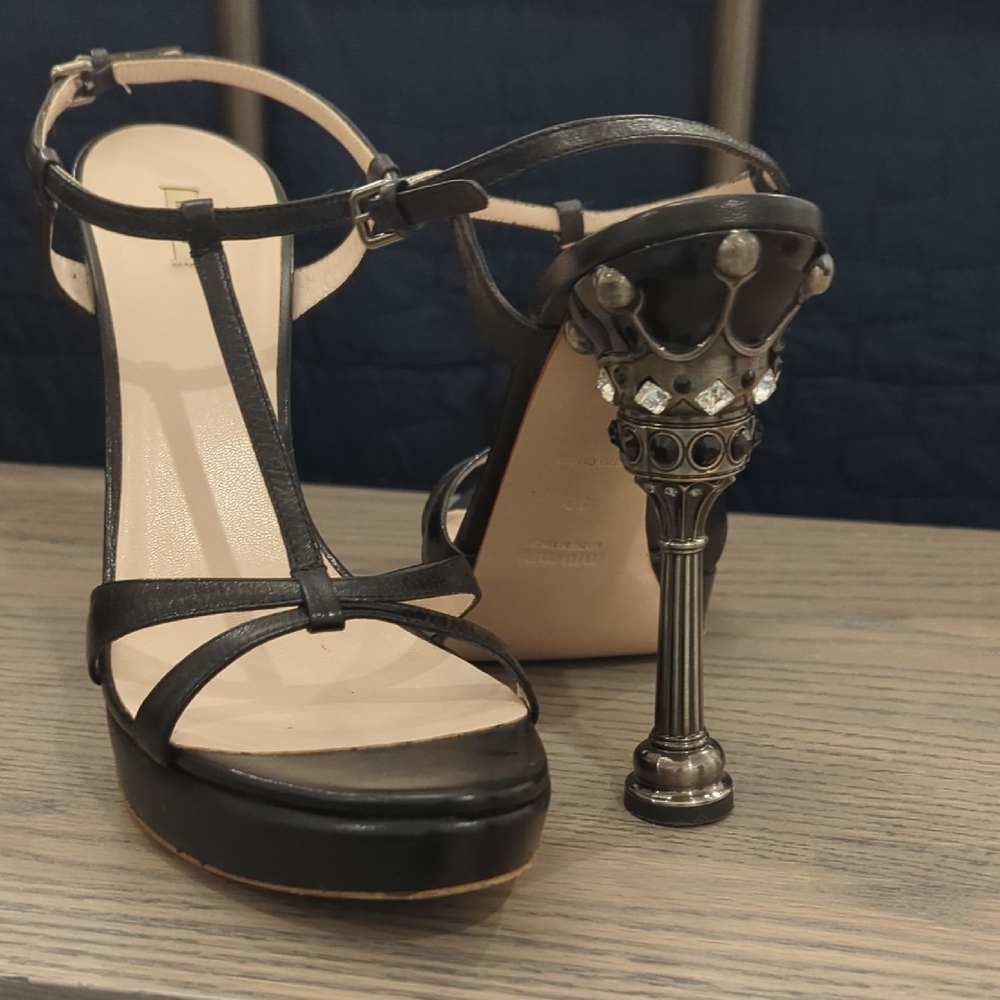 Miu Miu Jeweled Heals Size 40